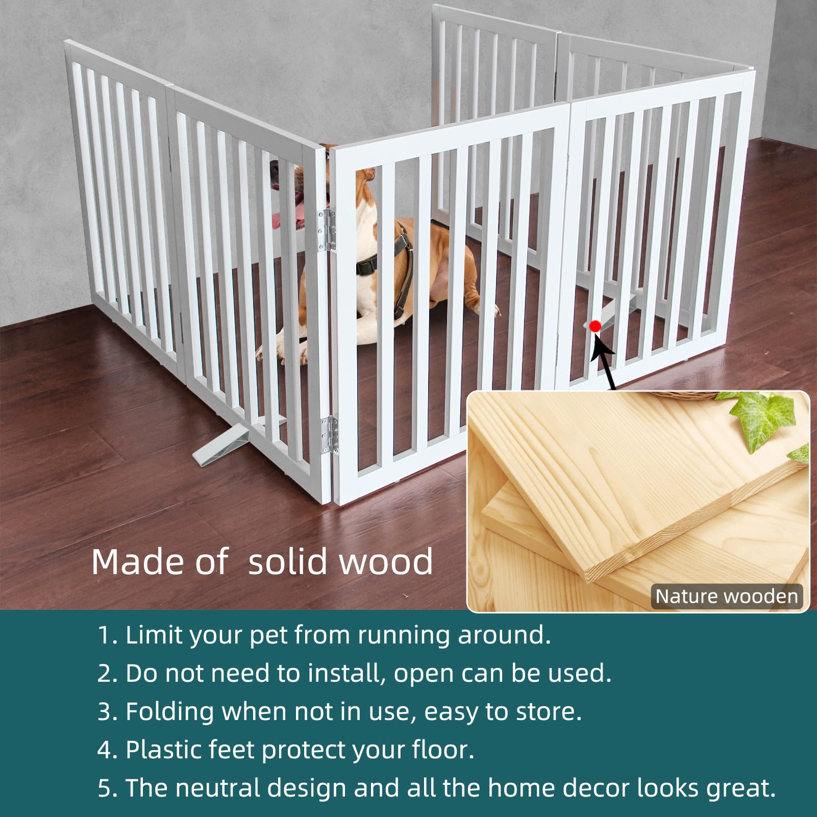 ZJSF 120-inch open width fits wide doorways and spaces.