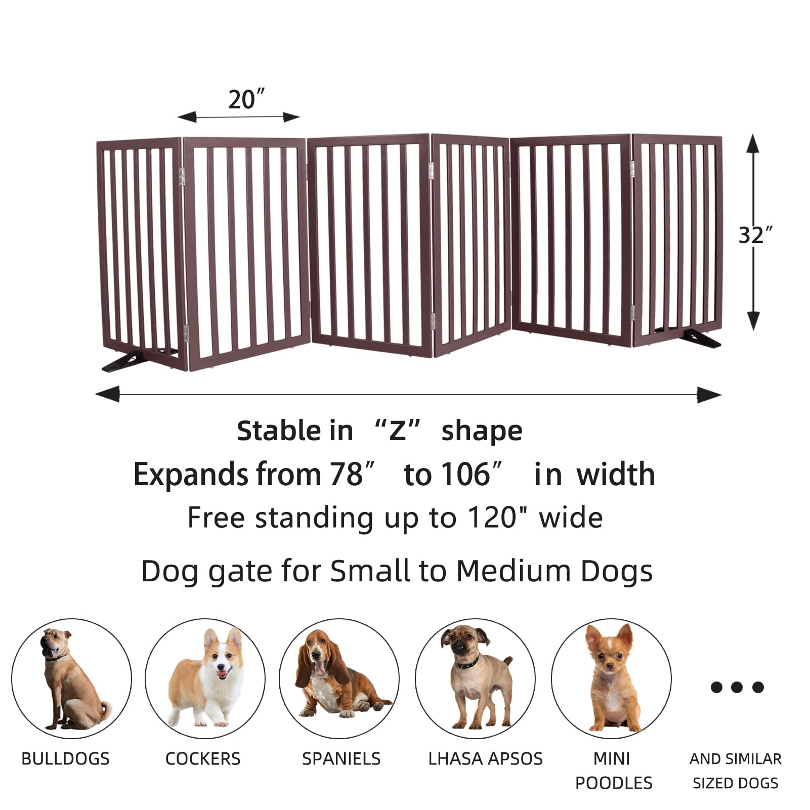 ZJSF opened gate spans 120 inches across a hallway for wide barriers