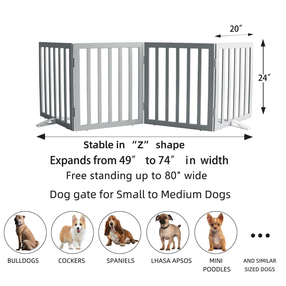 ZJSF pet gate in doorway scene helps manage pet access