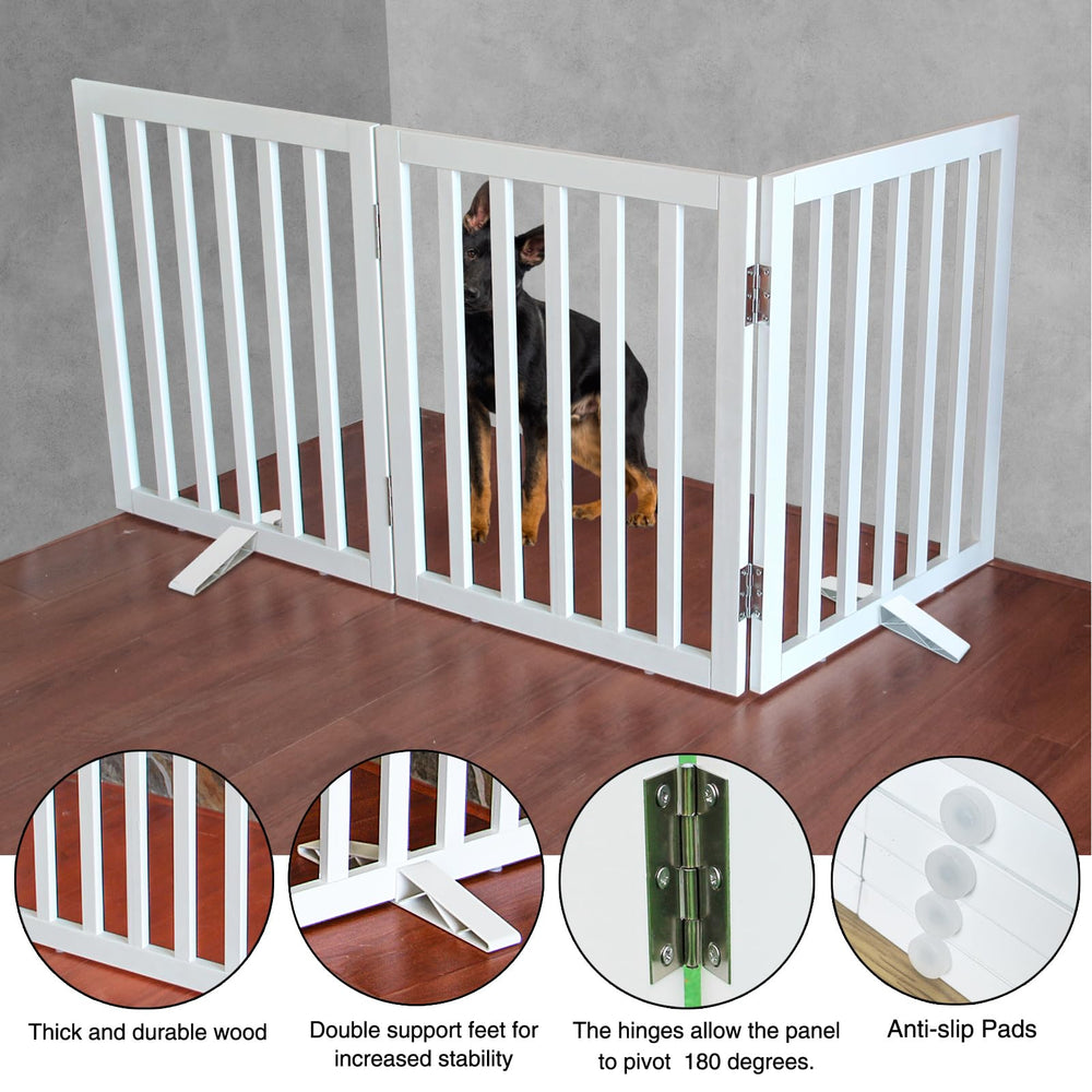 ZJSF gate with stainless hinges keeps panels securely connected.