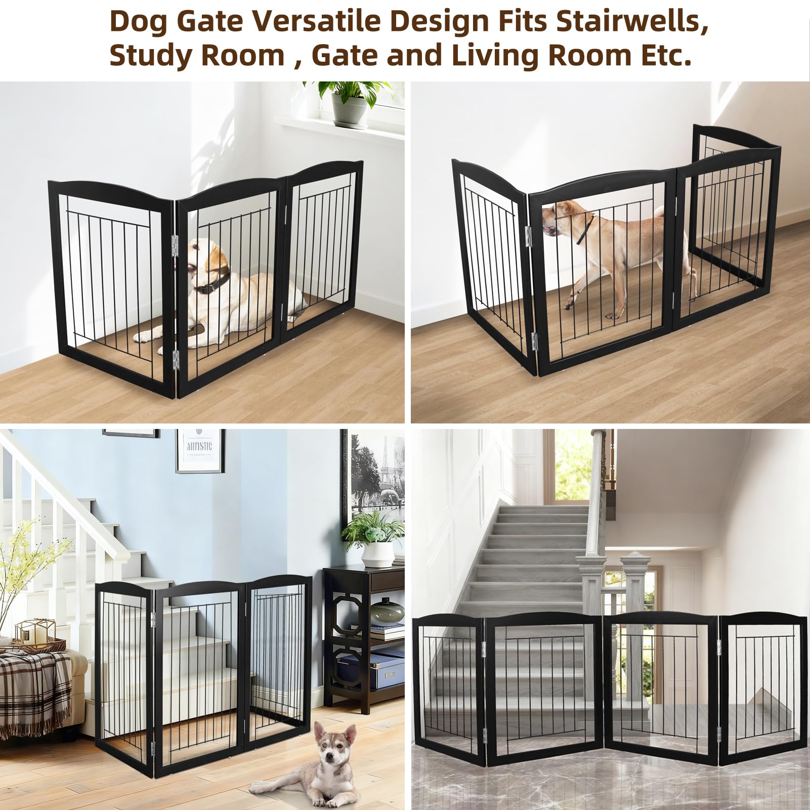 ZJSF three-panel gate expanding as room divider