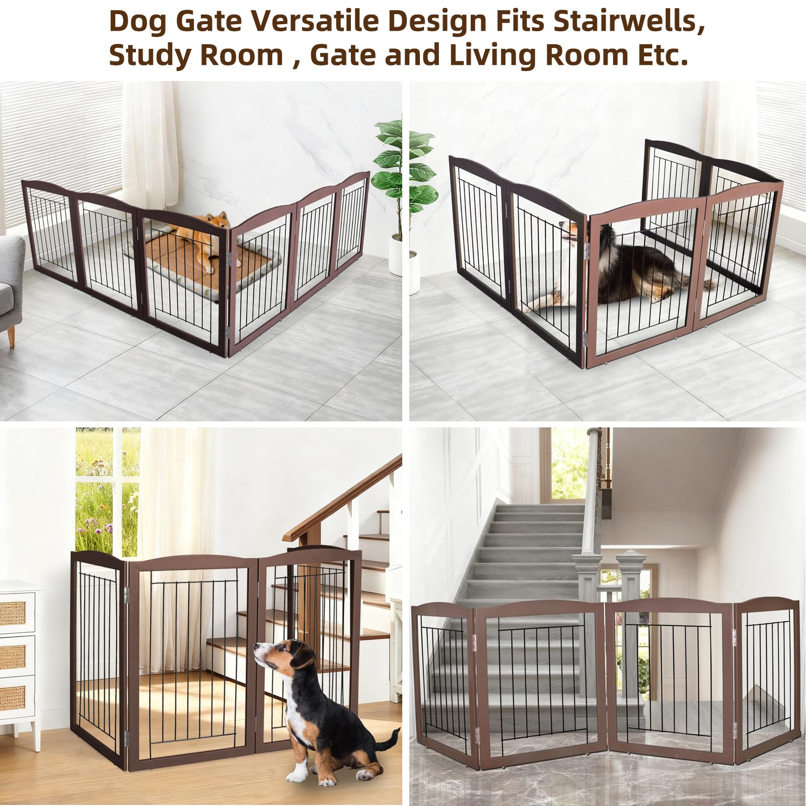 ZJSF wide gate helps hallway safety without obstructing flow