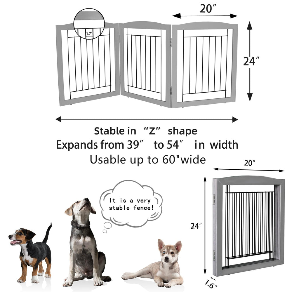 ZJSF 60-inch width gate spans wide entry points.