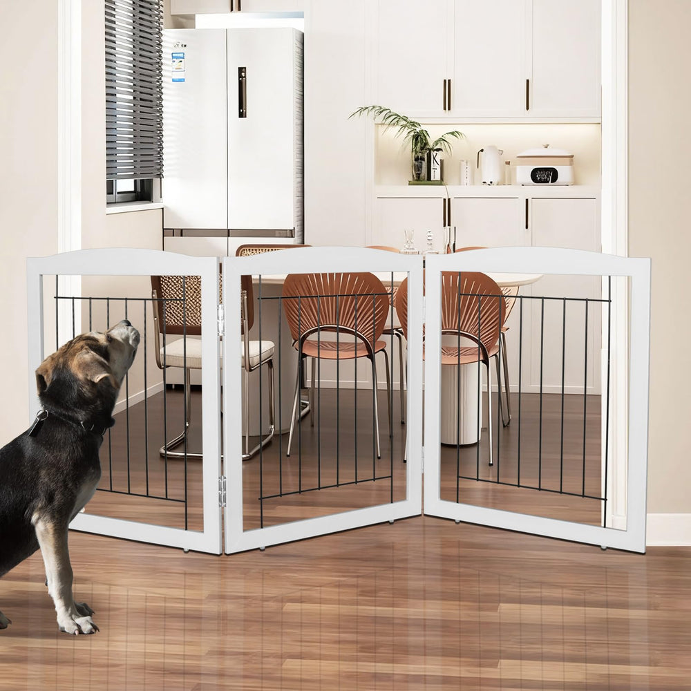 ZJSF wooden gate extended into a wide Z-shape for large openings.
