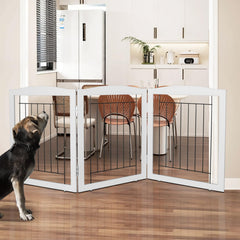 ZJSF wooden gate extended into a wide Z-shape for large openings.