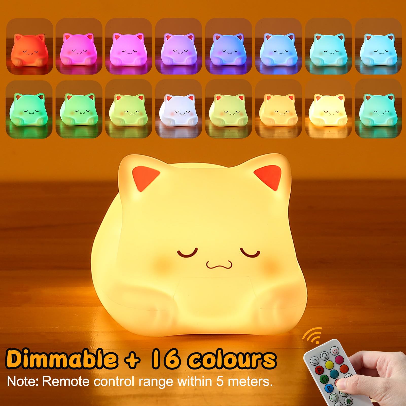 ZKLiLi kids bedroom night light with 12-hour run time enhances bedtime routines.