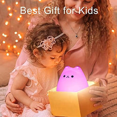 ZKLiLi battery operated cat lamp used for portable lighting during travel