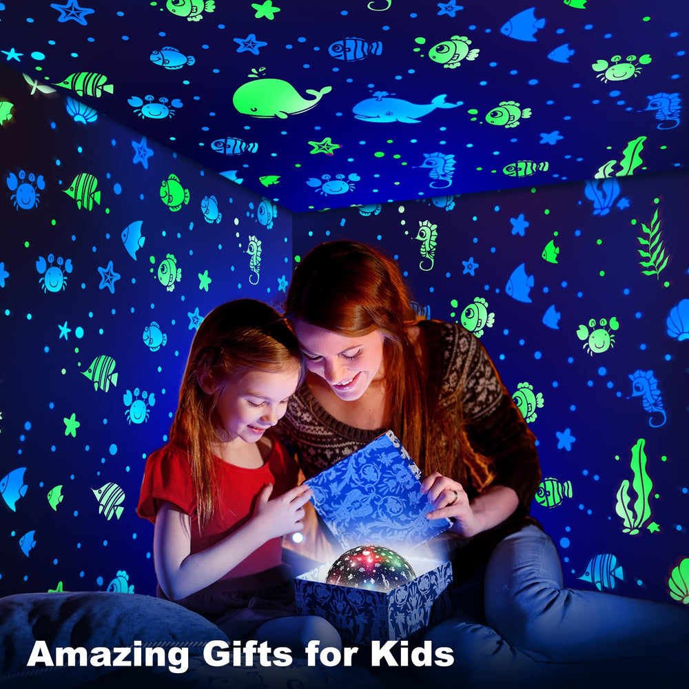 ZKYQSHDHX ocean projection enhances bedtime with calming imagery
