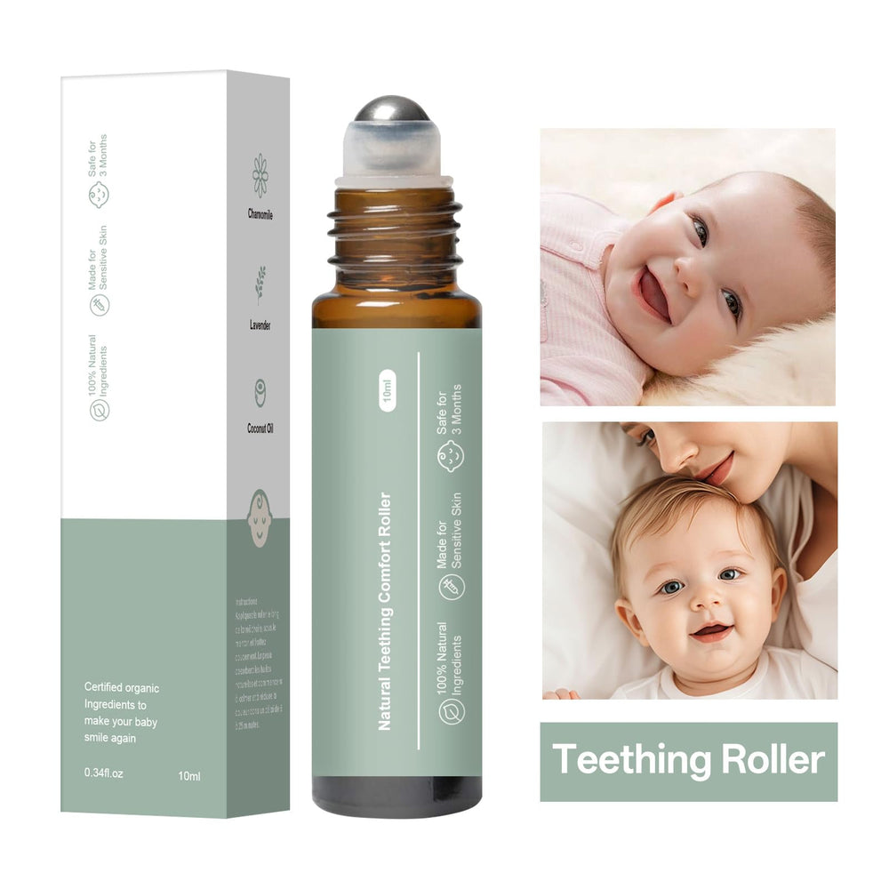 ZL7QHSE teething roller packaging shot highlighting eco-friendly design.