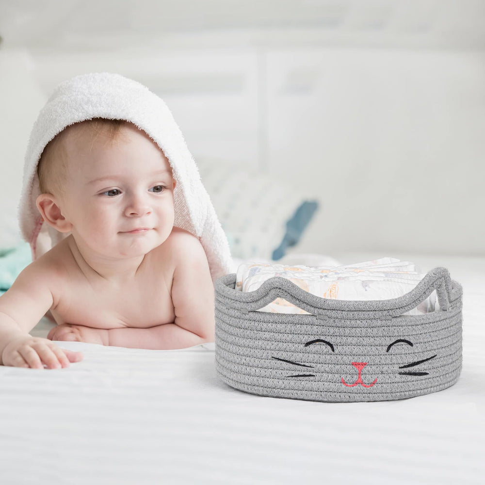ZLG Small Cat Storage in bedroom demonstrates compact toy storage solution.