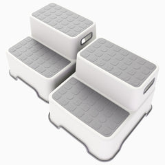 ZLMHYYM toddler step stool with anti-slip bathroom safety for kids.