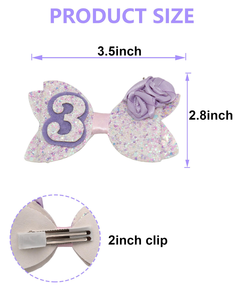 Zlwse baby bow close-up showing secure glitter ideal for photoshoots.