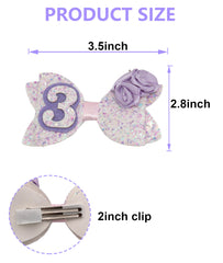 Zlwse baby bow close-up showing secure glitter ideal for photoshoots.