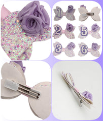 Zlwse 2-inch alligator clip option keeps hairstyles secure through birthdays.