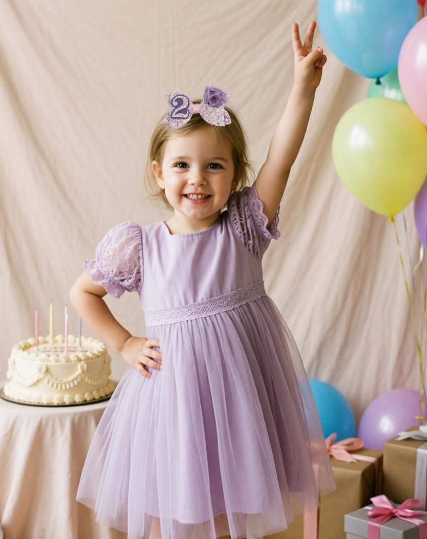 Zlwse safe and durable hair bow for comfortable birthday wear.