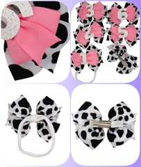 Zlwse birthday hair bow soft ribbon close view, gentle comfort for daily wear.
