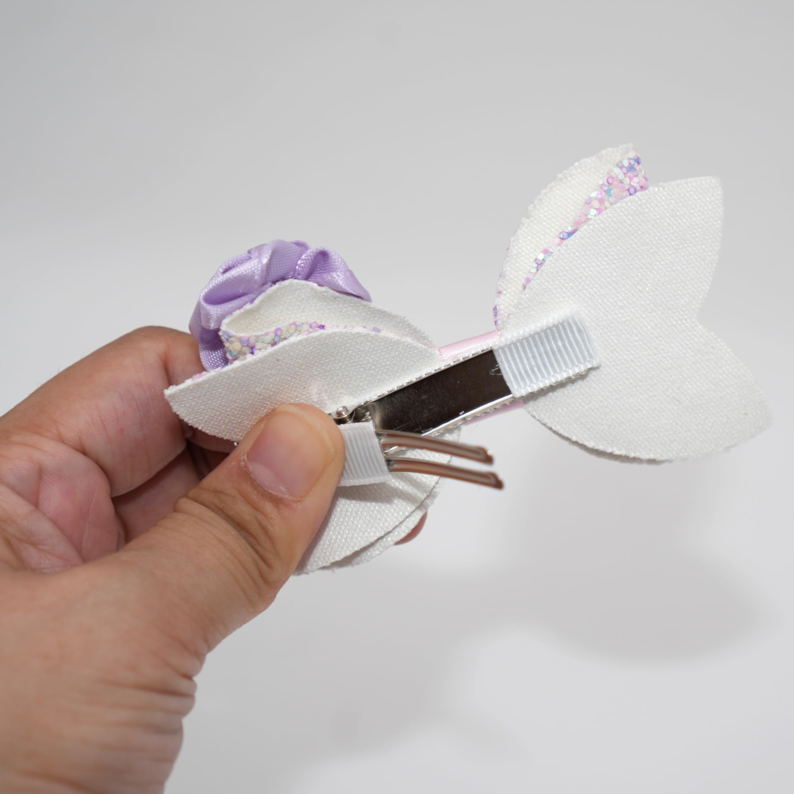 Zlwse birthday party accessory bow with nylon band or clip for secure wear