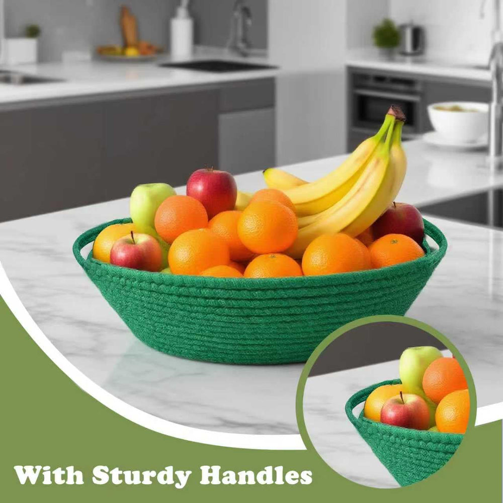 ZLYNN handmade woven baskets with soft-touch weave for durable storage