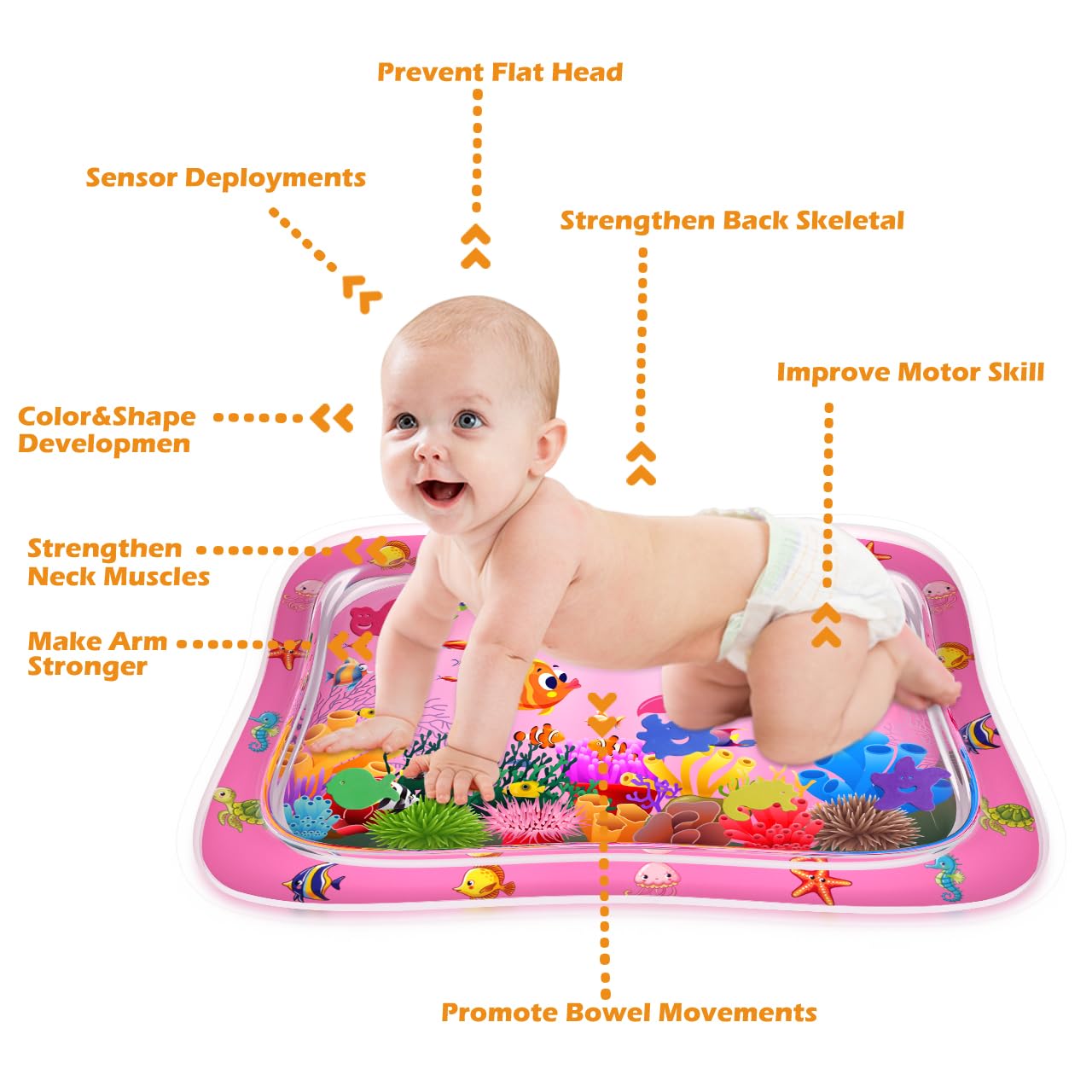ZMLM gift-ready pink mat makes a thoughtful baby shower gift.