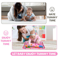 ZMLM pink water mat shows sea animals to boost hand-eye coordination.