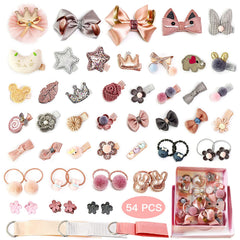 ZOCONE baby hair clip pink bow keeps fine hair neat for daily wear