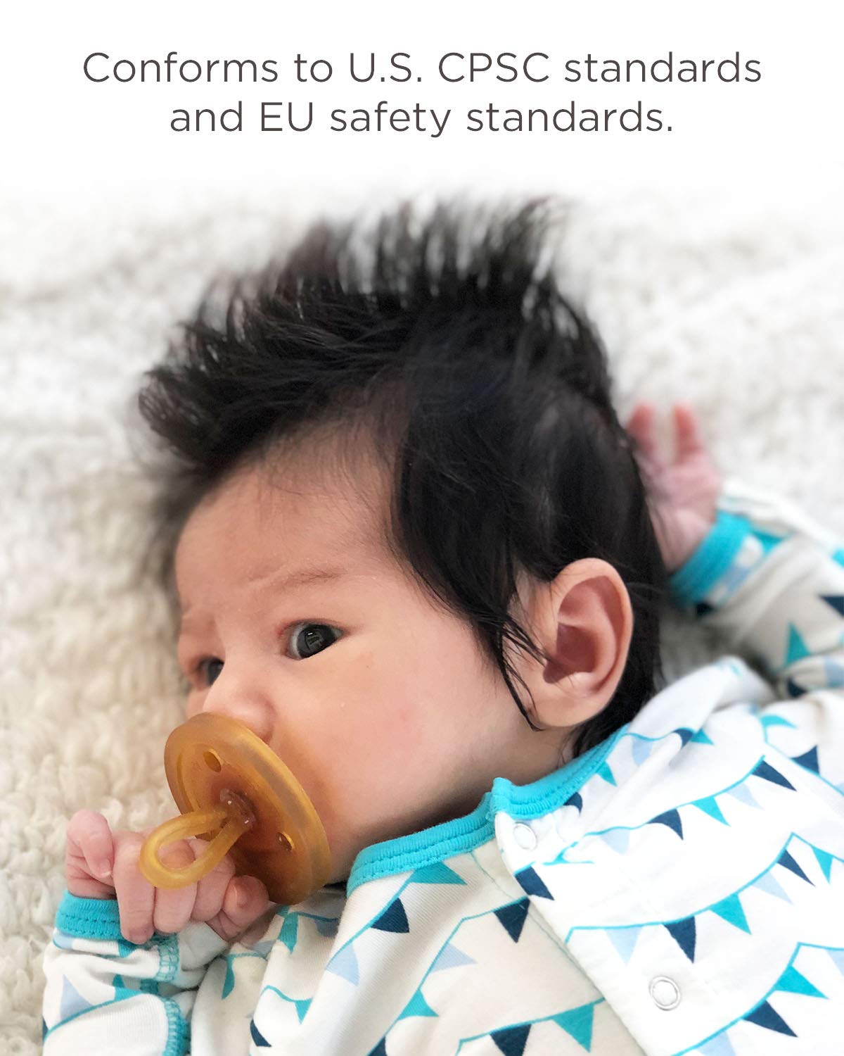 Zoë b Organic one-piece safety design eases cleaning and enhances safety.