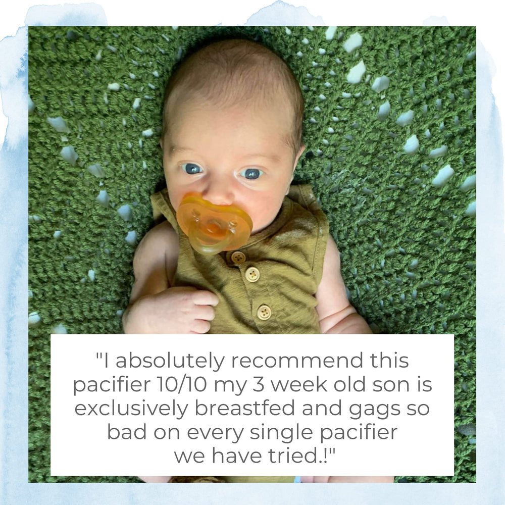 Zoë b Organic Simply Rubber Pacifier 100% natural rubber, plastic-free
