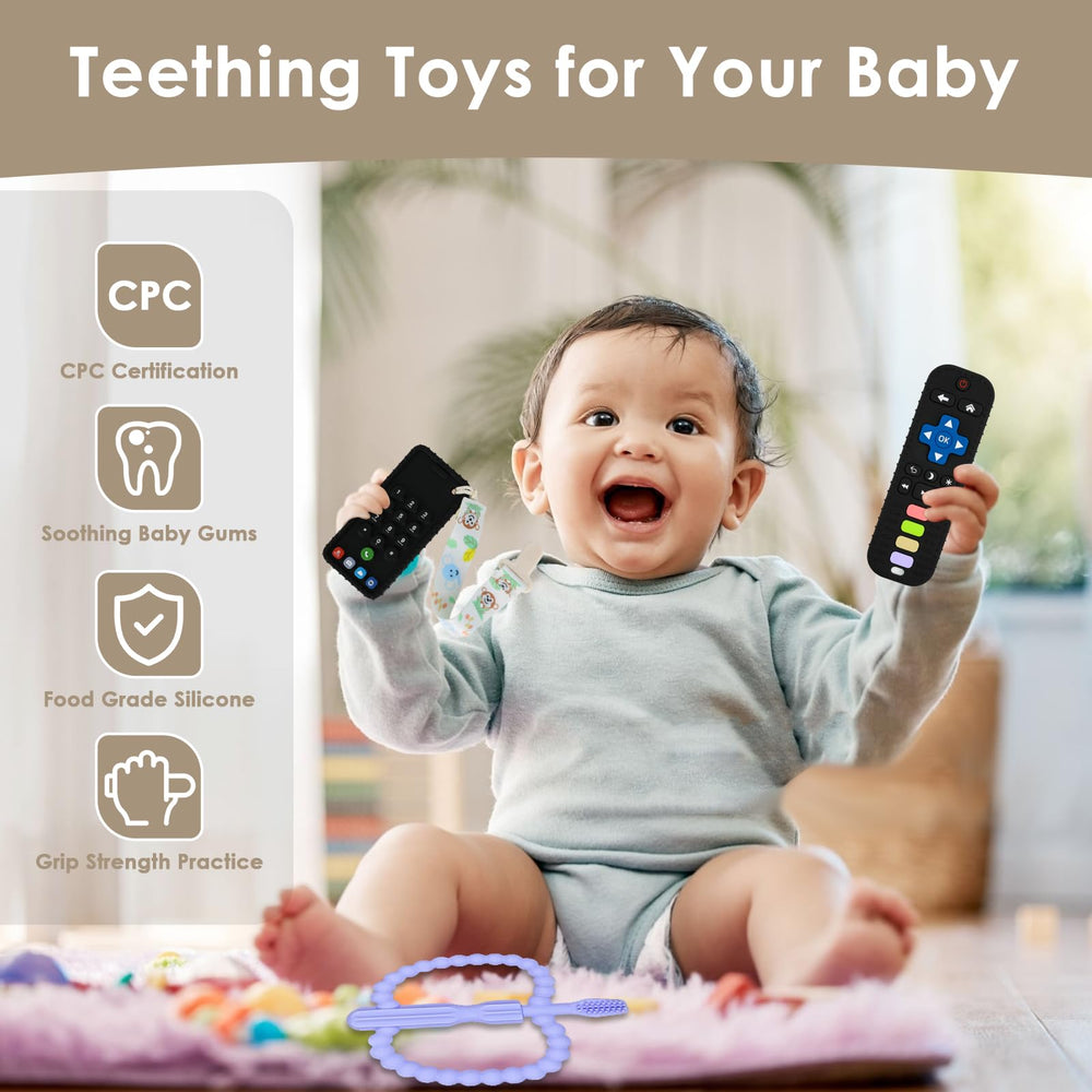 ZOEDO colorful teether set visually engaging for curious babies