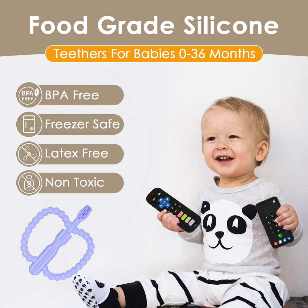 ZOEDO pacifier clip teether combo keeps toys within reach