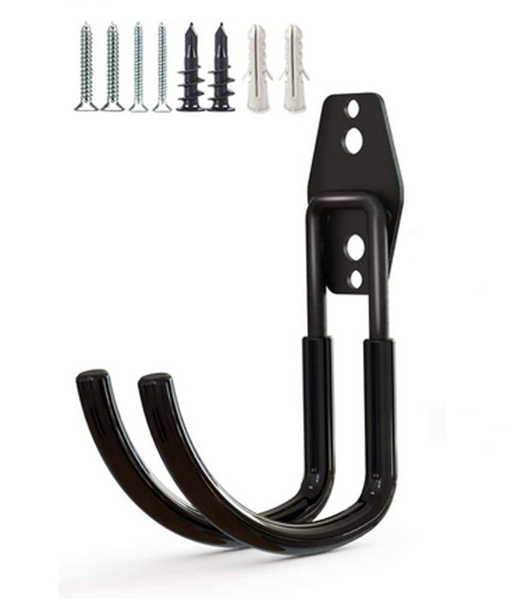 Zoele bike storage hook supports bicycles and bulky gear.