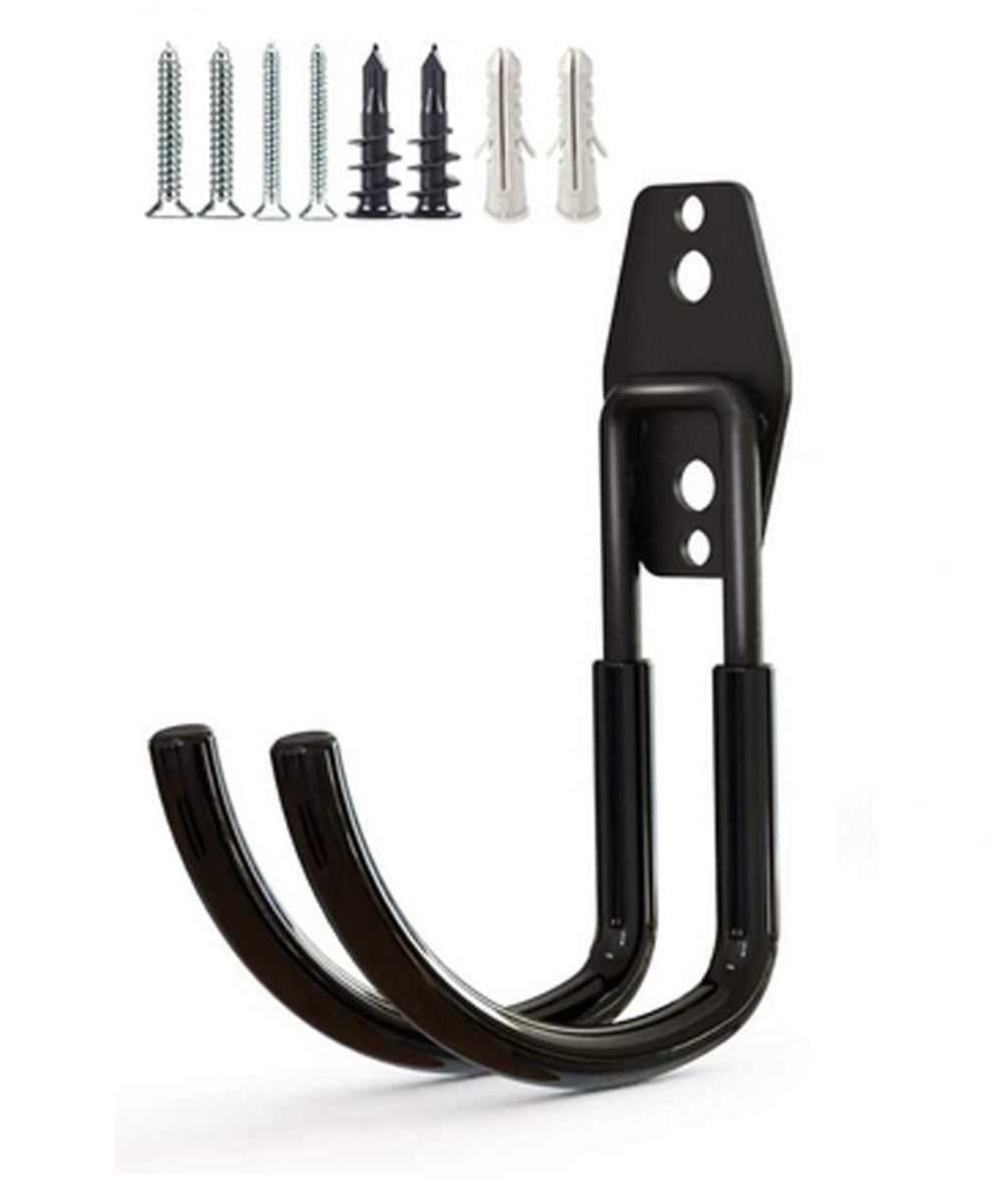 Zoele bike storage hook supports bicycles and bulky gear.