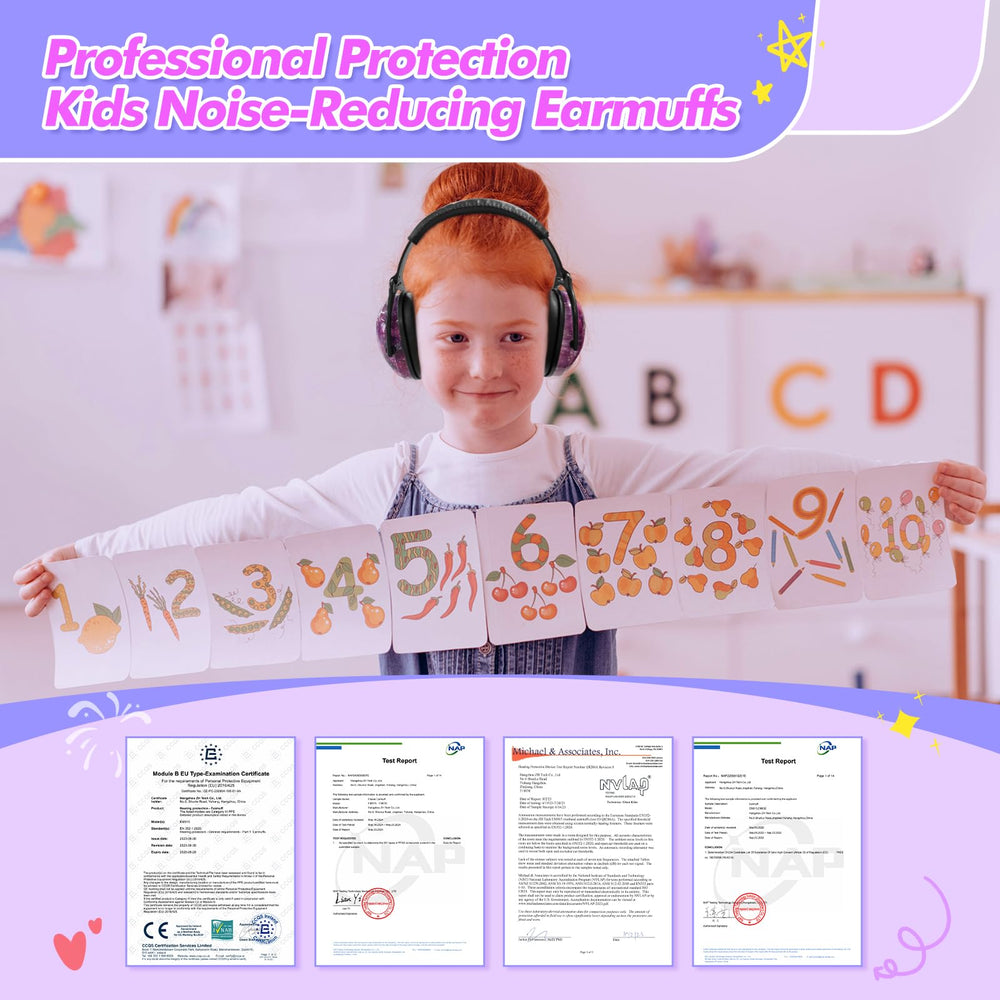 ZOHAN EM030 during monster truck event shows protective noise reduction for kids.
