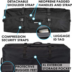 Zohzo Stroller Travel Bag shows water and tear resistance for rugged trips