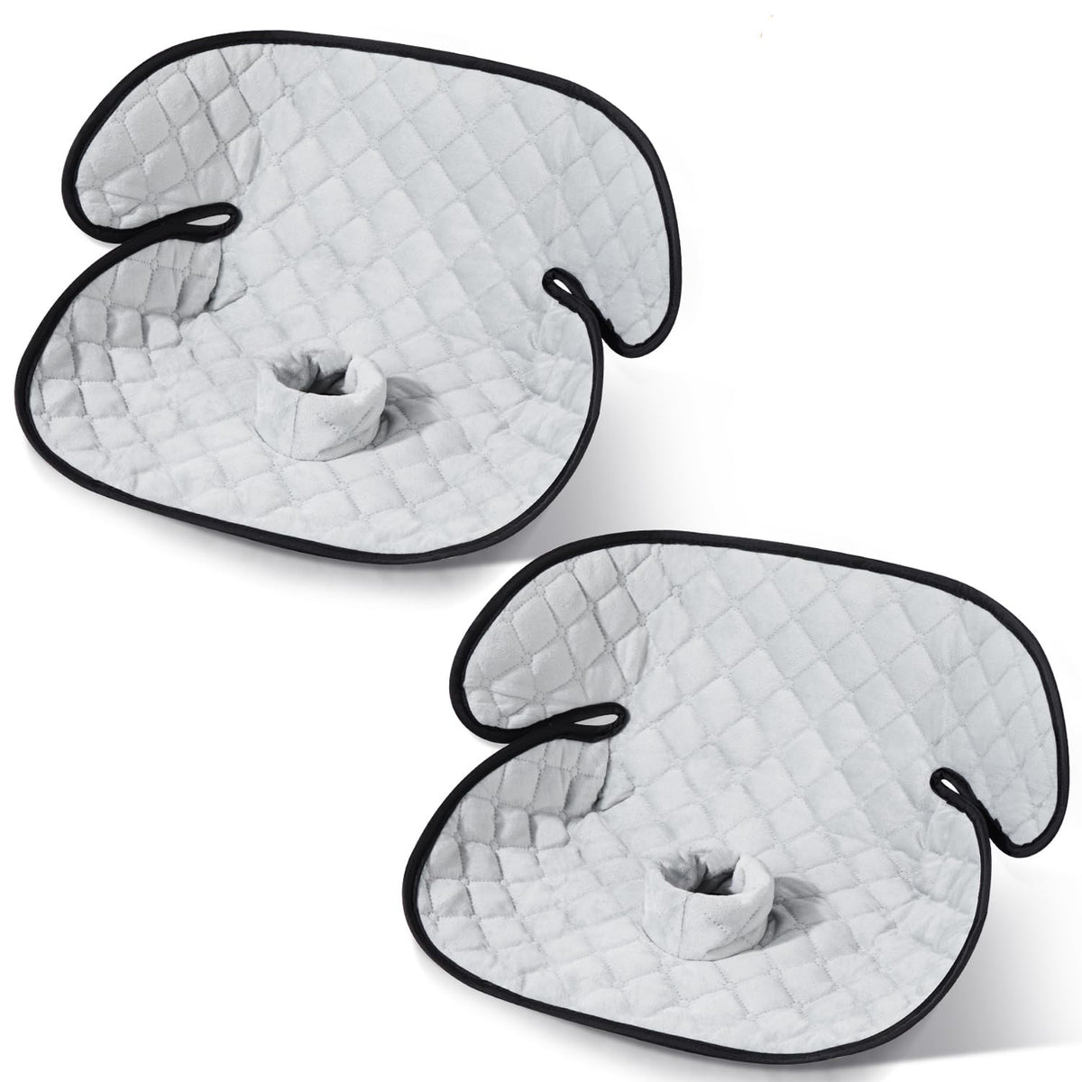 Zoiapai Piddle Pad car seat protector coverage detail showing 360° leak protection for mess-free travel