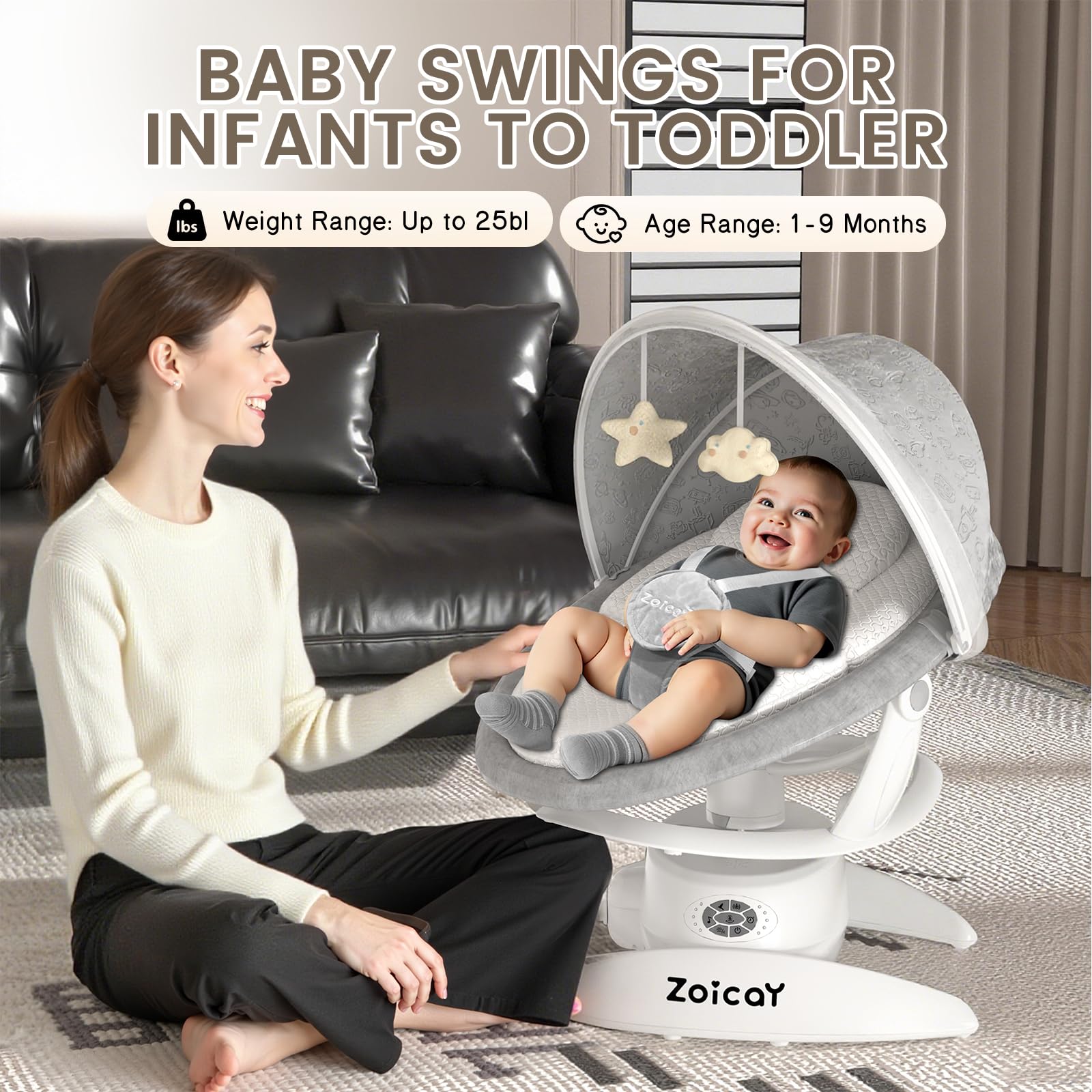 Zoicay portable power supports adapter, DC, or USB power banks.