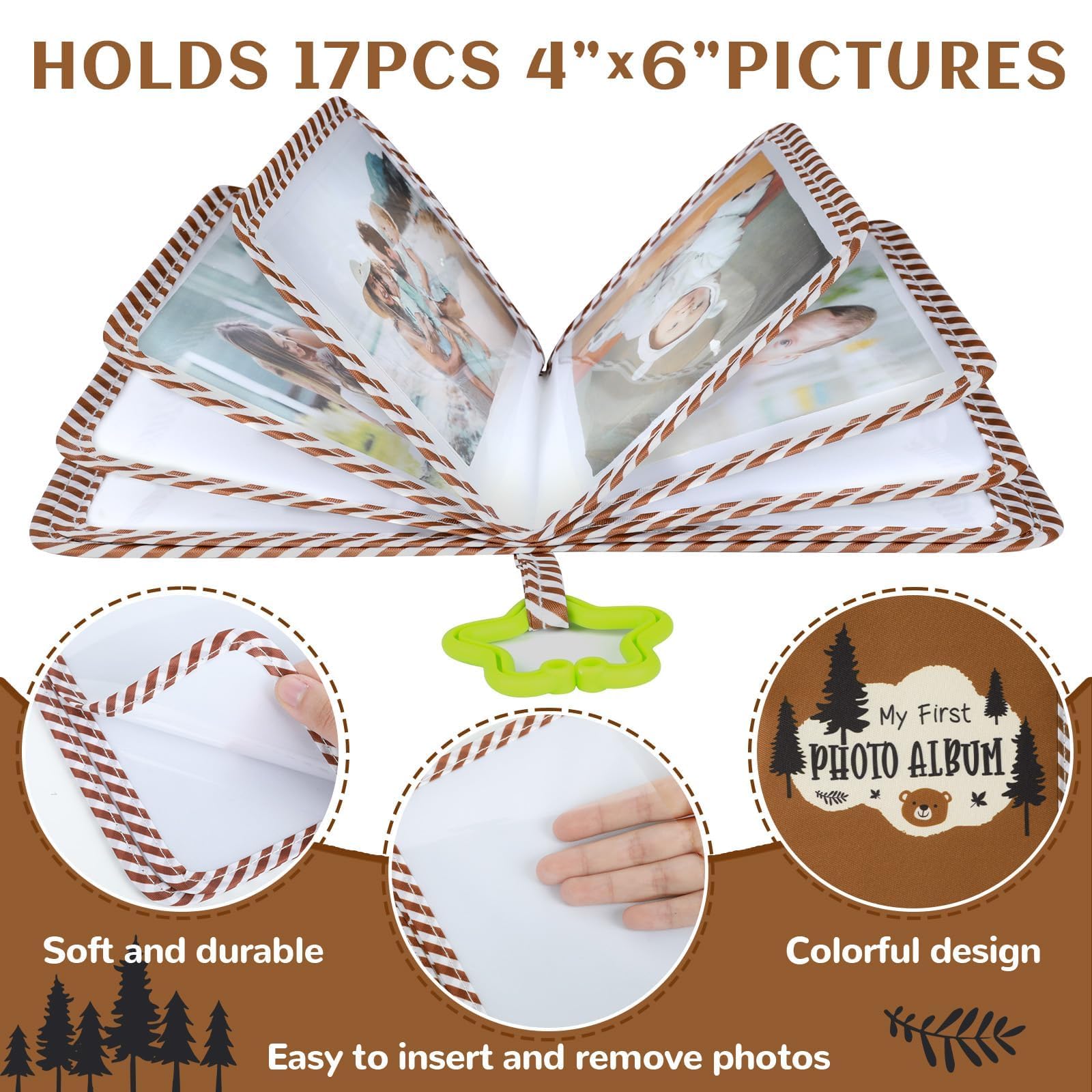 ZOIIWA Baby's First Family Album back mirror for reflective moments during play