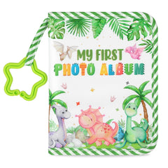 ZOIIWA baby first family album cover with dinosaur illustration for a charming keepsake
