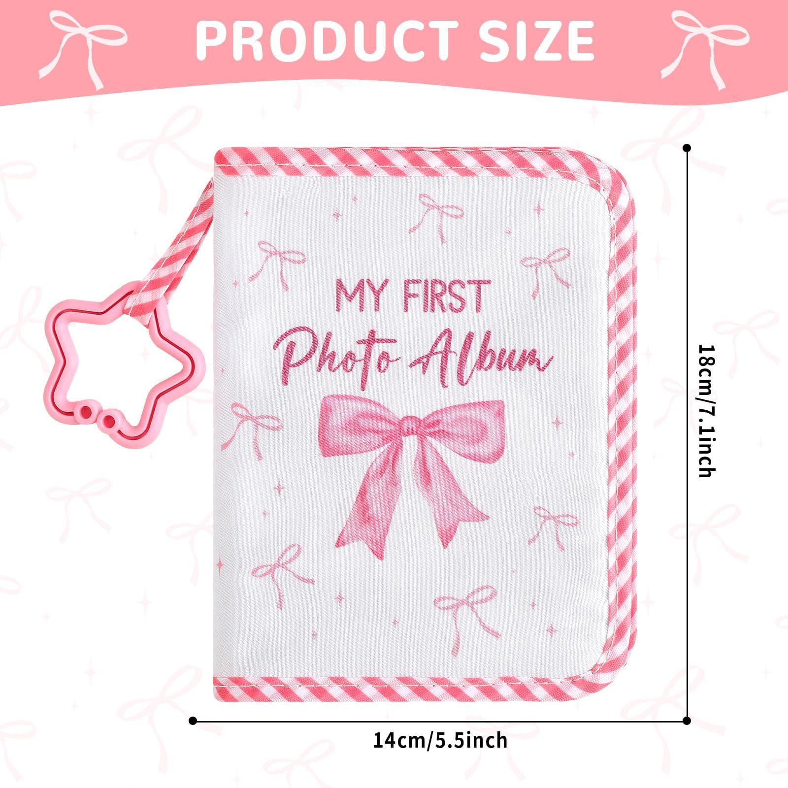 ZOIIWA baby first family album photos-4x6-sheets included ideal for milestones