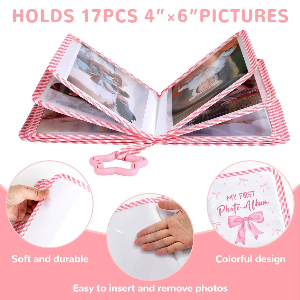 ZOIIWA baby first family album soft-touch-material keeps baby comfortable to touch