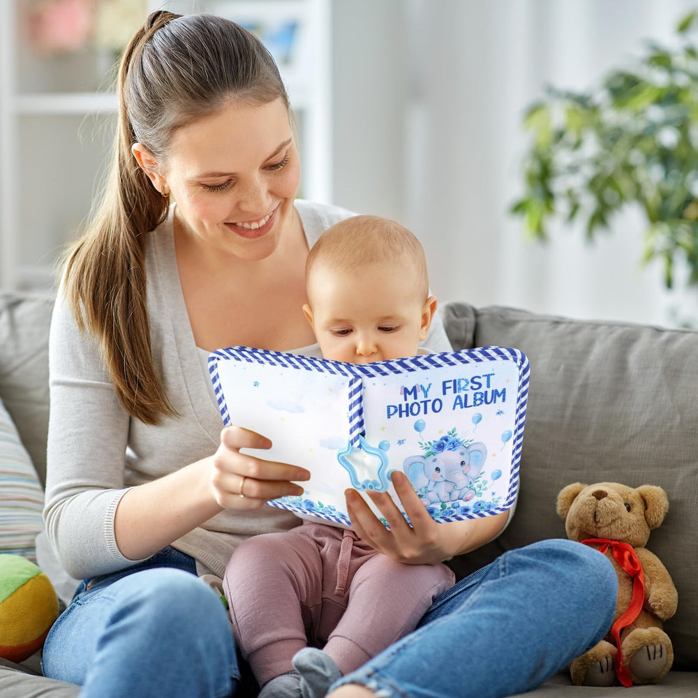 ZOIIWA baby mirror back adds interactive play during memory keeping.