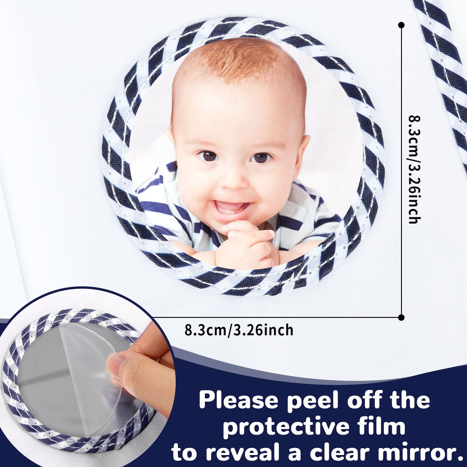 ZOIIWA holds 4x6 photos capacity supports growing baby photo collections.