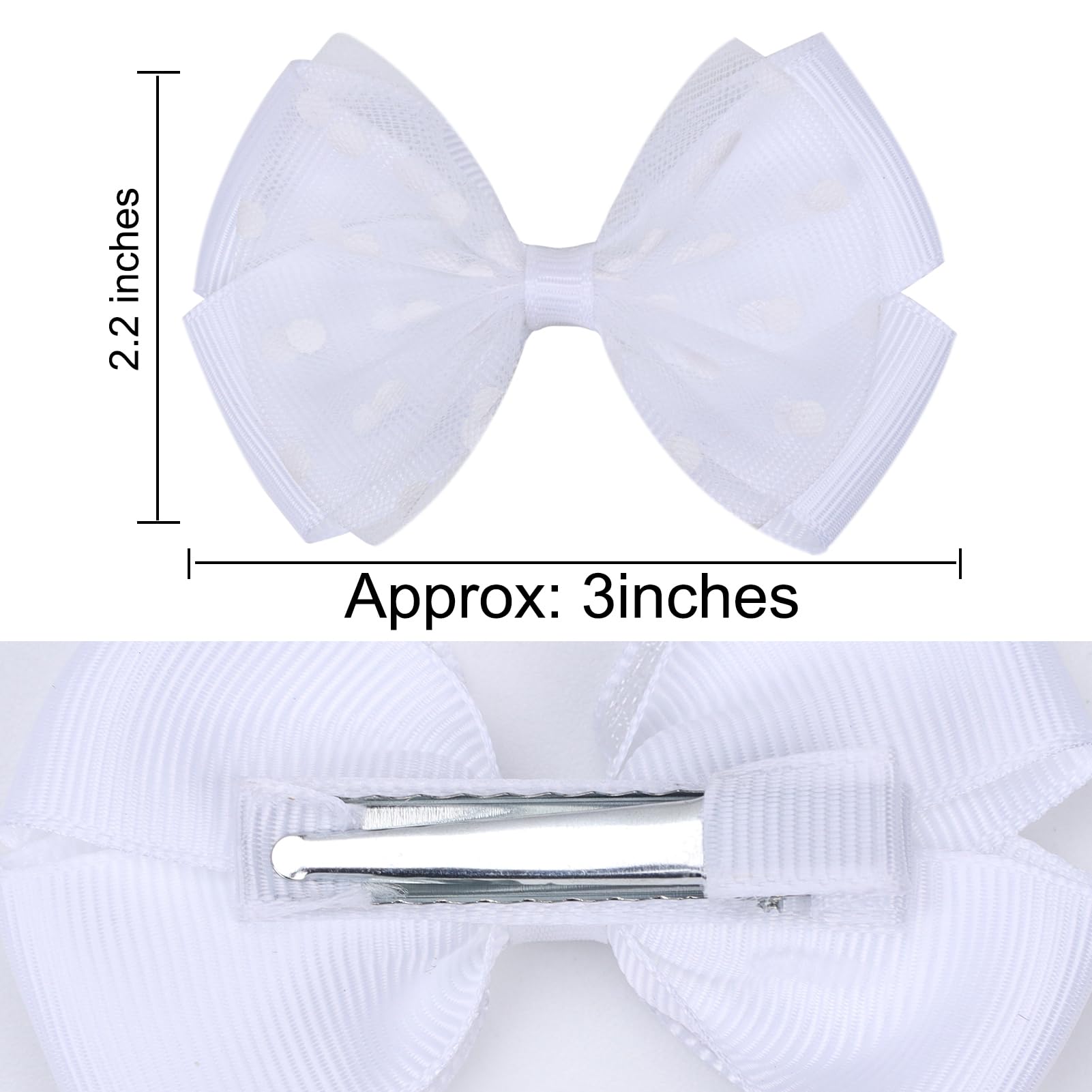 Zolyco boutique bow clips highlight sparkle while keeping hair secure during play
