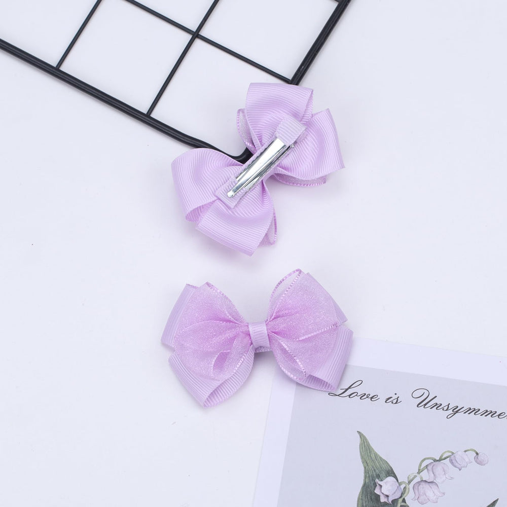 Zolyco light purple bow ideal for photoshoots and parties