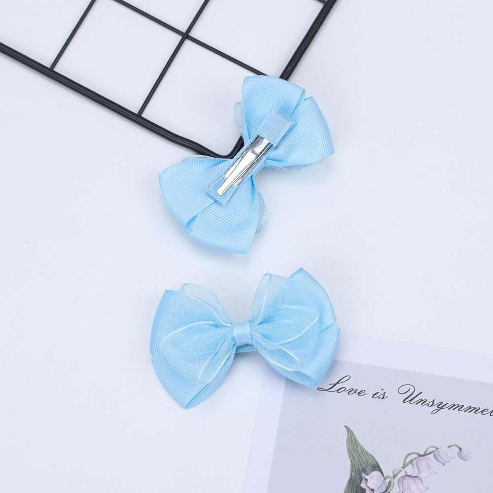 Zolyco organza bow with shiny finish for special occasions