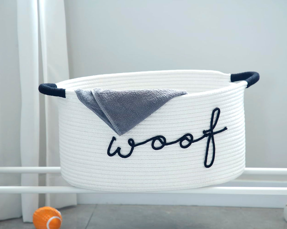 ZOMBATI pet organizer in grey-white fits decor and stores toys