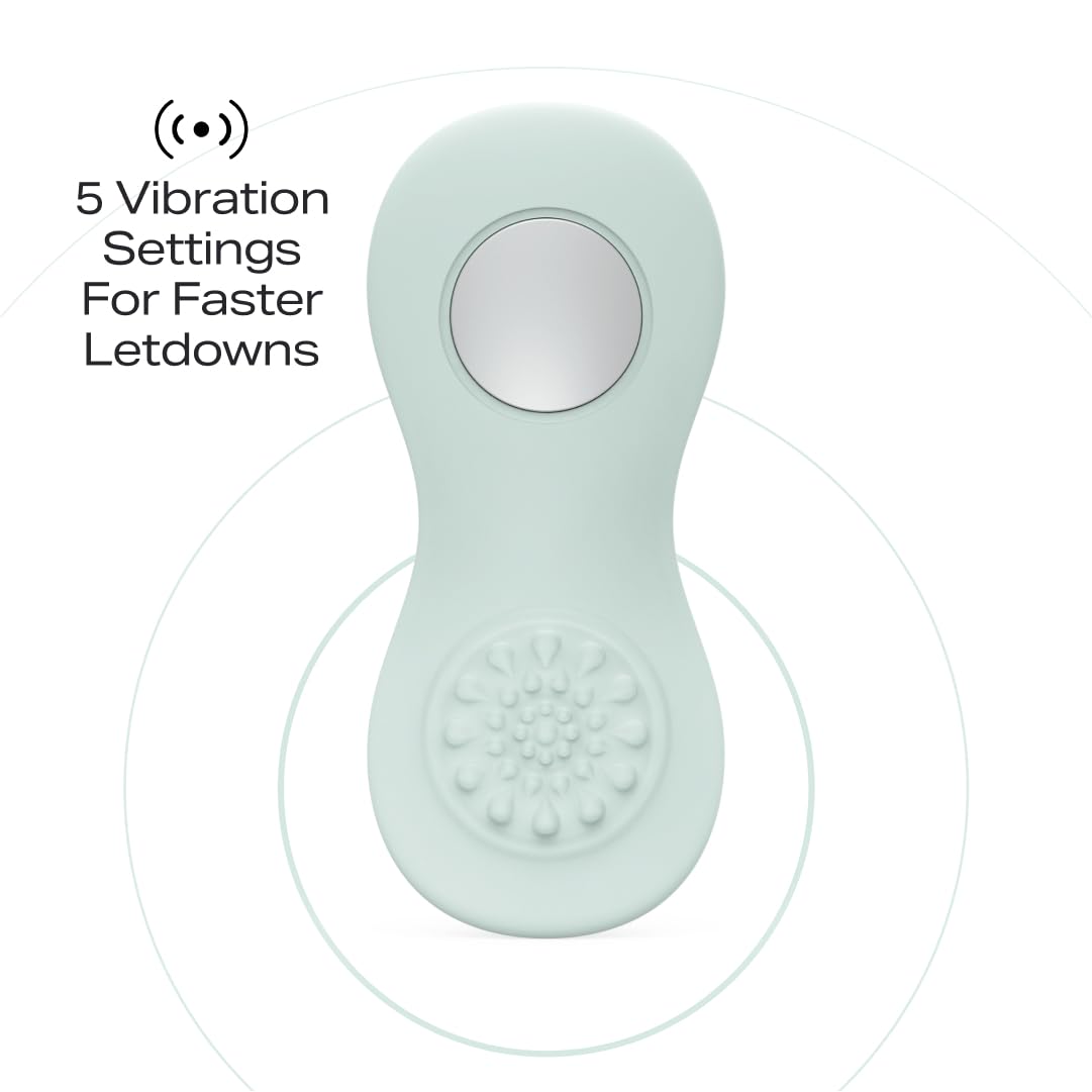 Zomee 3-in-1 Lactation Massager's vibration mode supports comfortable milk flow during pumping.