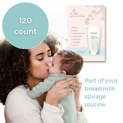 Zomee bags feature measurement marks and writable date area.