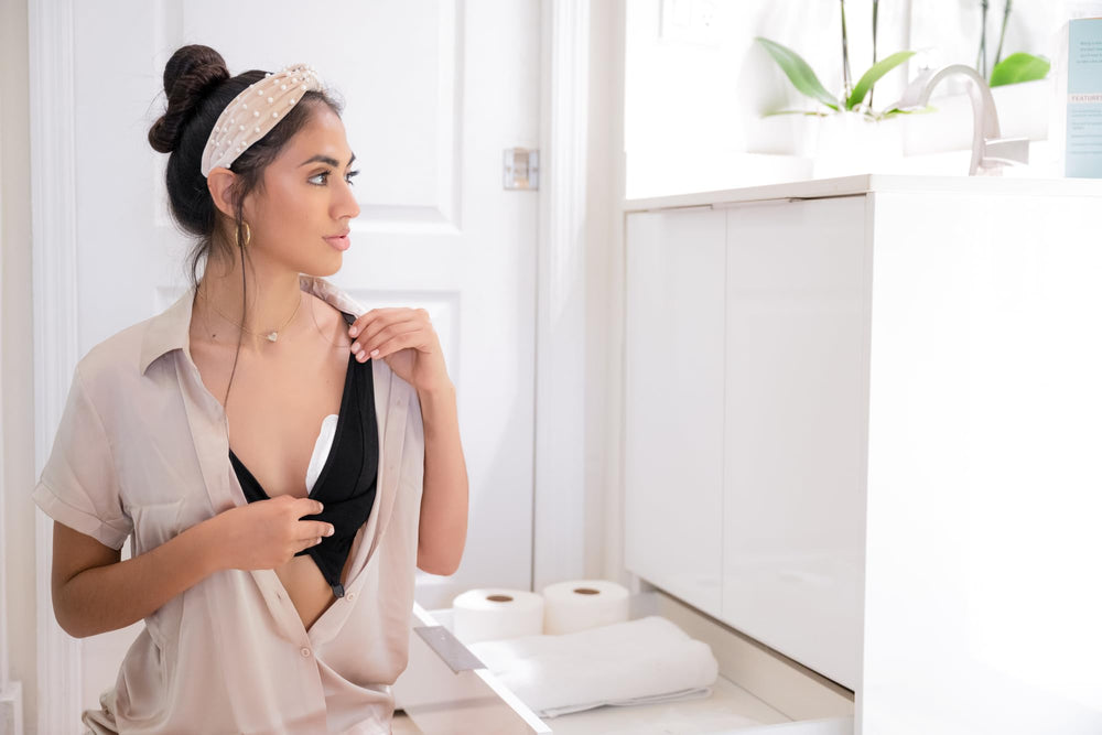 Zomee BPA-free nursing pads designed for skin-safe wear