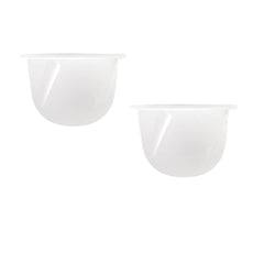 Zomee diaphragms set 2-pack close-up, BPA-free silicone for reliable pumping.