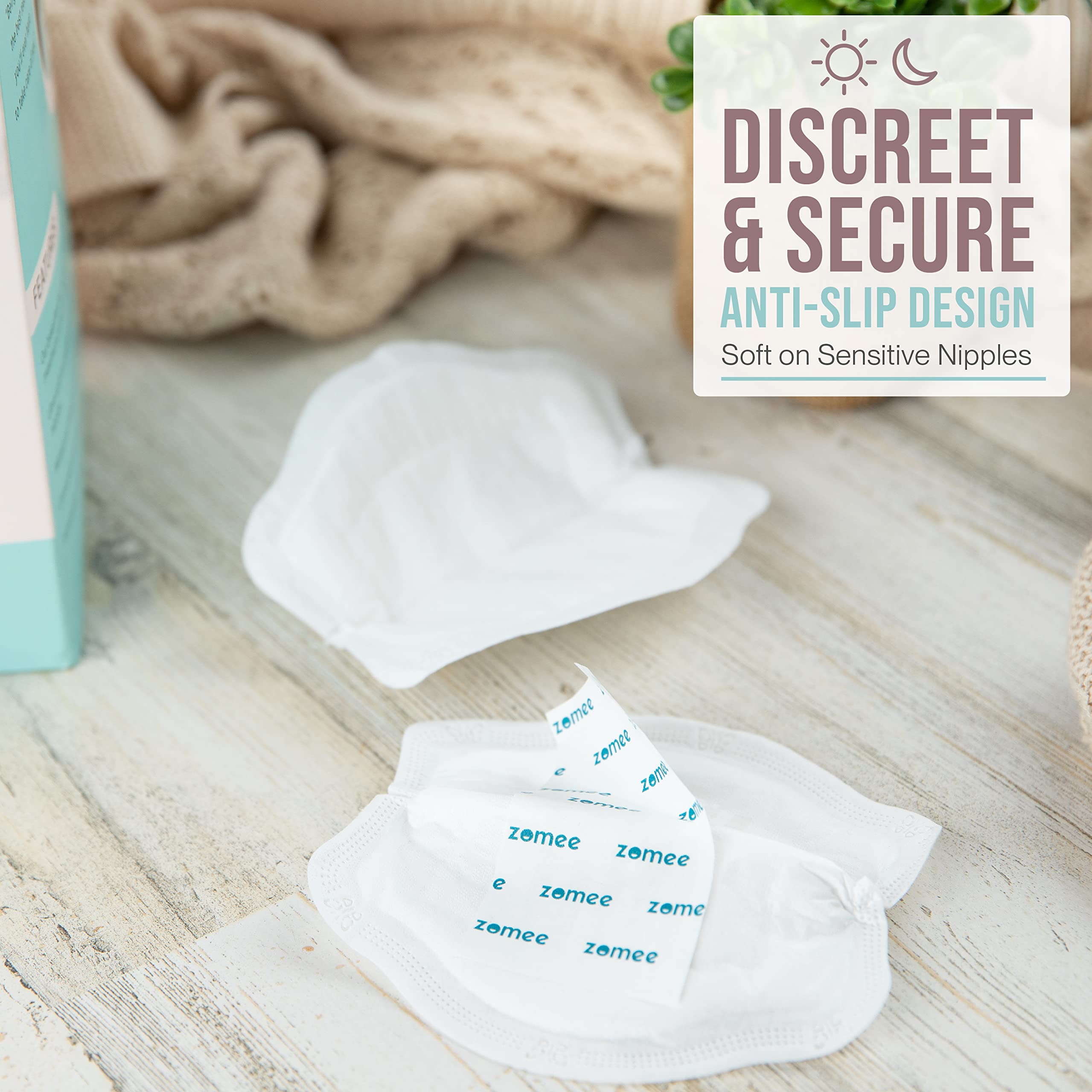 Zomee disposable pads individually wrapped for hygienic travel